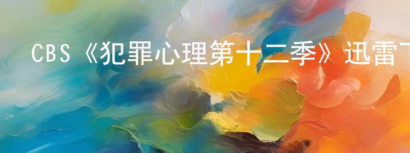 陳一名發布CBS《犯罪心理第十二季》迅雷下載/在線觀看/百度云-犯罪/歷史載-美劇天堂